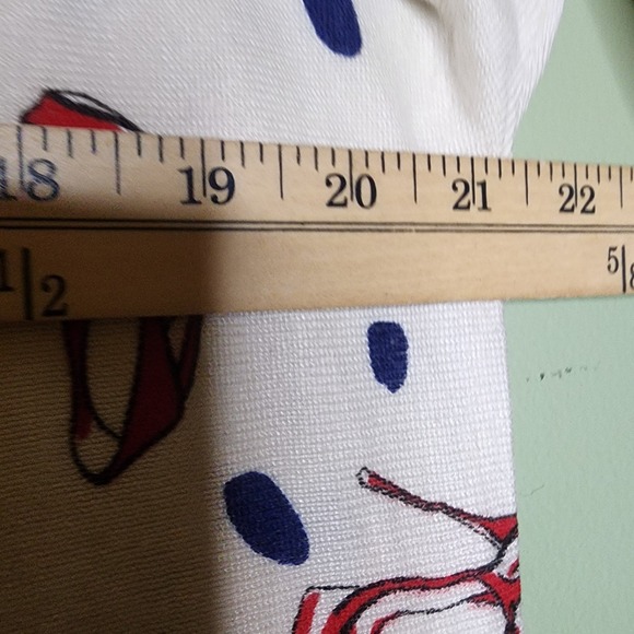 Mesh + Lace‎ Sweater XL Ivory Red Blue Studded Pullover 3/4 Sleeve Shoes Heels - Picture 6 of 7